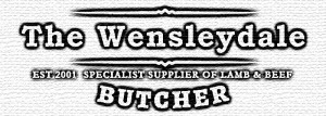 the wensleydale butcher brand lamb beef rounded